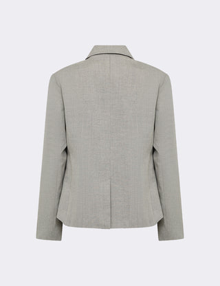 LR-NELLY 1 Kavaj Ljusgrått