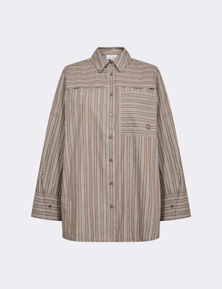 LR-NORAH 1 Skjorta Ljusbrun