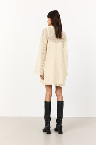 LR-MANGIA 1 Klänning Cream