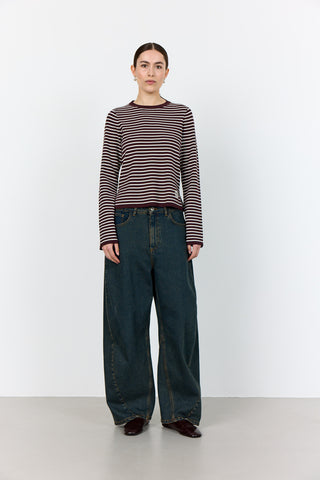 LR-KIRSTEN 3 Topp Bordeaux