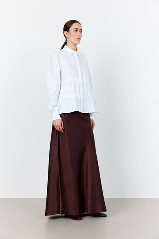 LR-ISLA SOLID 95 Skjorta Vit