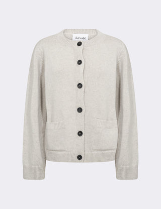 LR-PERLE 9 Cardigan Grå