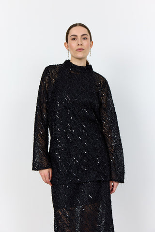 LR-NADIE 2 Topp Svart