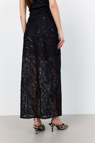 LR-NADIE 1 Kjol Svart