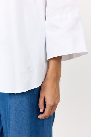 LR-ISLA SOLID 124 Skjorta Vit