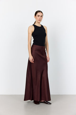 LR-NESSA 4 Kjol Bordeaux