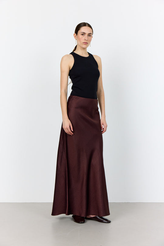 LR-NESSA 4 Kjol Bordeaux