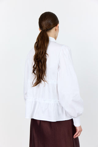 LR-ISLA SOLID 95 Skjorta Vit