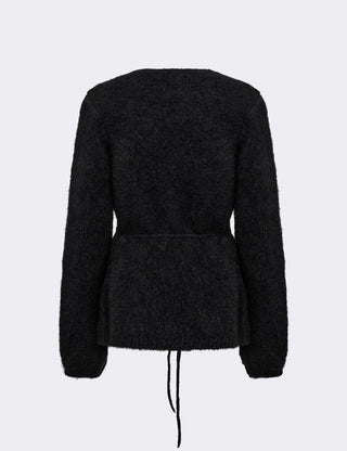 LR-NOREEN 7 Cardigan Svart