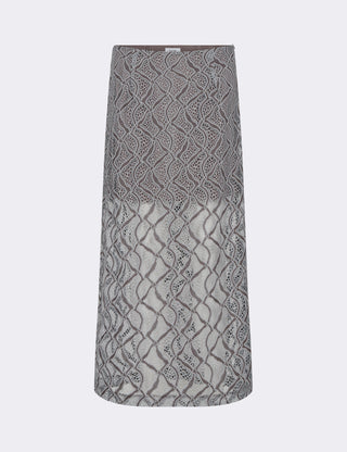 LR-KENDALL 2 Kjol Ljusbrun