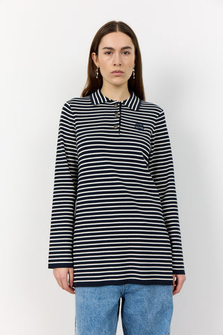 LR-KIRSTEN 2 Blus mörkblå