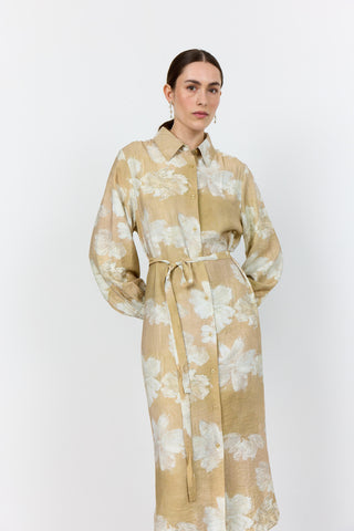 LR-NIKKI 2 Klänning Mörk sand