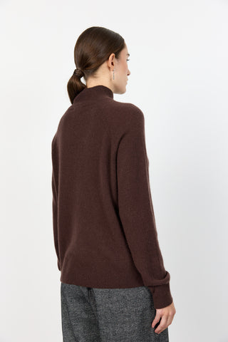 LR-ELOISE 6 Strik Mörkbrun