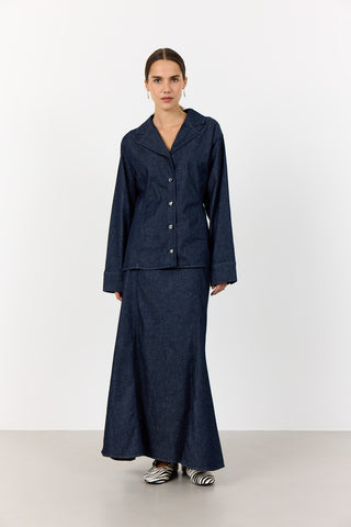 LR-NURI 1 Skjorta mörkblå