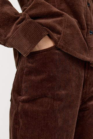 LR-ORLANDO 3 Byxor Mörkbrun