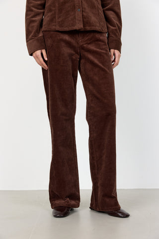 LR-ORLANDO 3 Byxor Mörkbrun