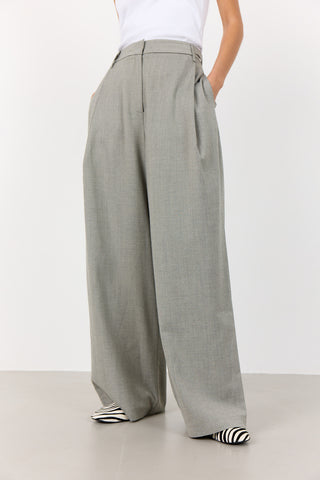 LR-NELLY 3 Byxor Ljusgrått