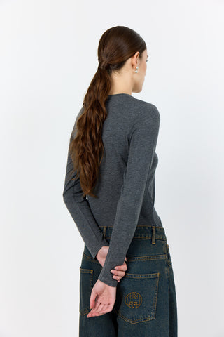 LR-JOSEPHINE 1 T-shirt Mörkgrå