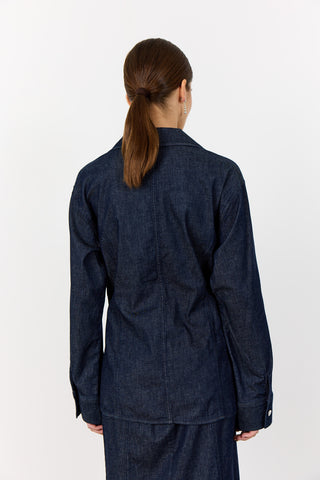 LR-NURI 1 Skjorta mörkblå