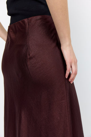 LR-NESSA 4 Kjol Bordeaux