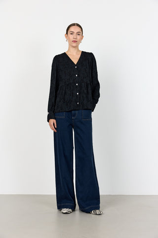 LR-OVETTE 1 Blus Svart