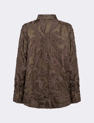 LR-NIKO 2 Skjorta Mörkbrun