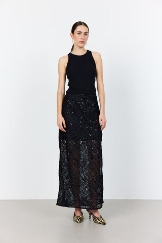 LR-NADIE 1 Kjol Svart