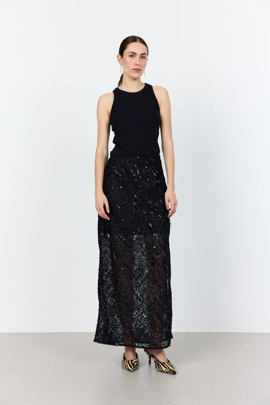 LR-NADIE 1 Kjol Svart