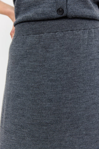 LR-ISMAILA 8 Kjol Mörkgrå