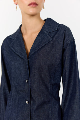 LR-NURI 1 Skjorta mörkblå