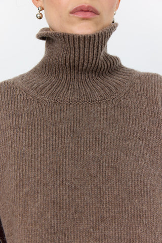 LR-PERLE 3 Pullover Ljusbrun