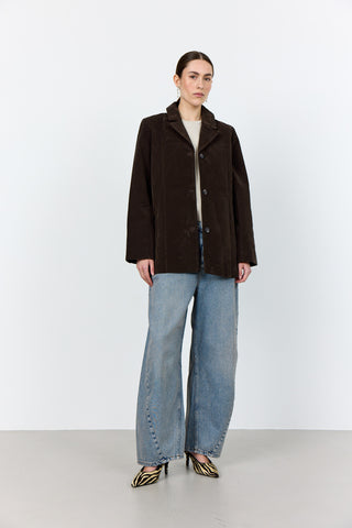 LR-NIOBA 3 Skjorta Mörkbrun