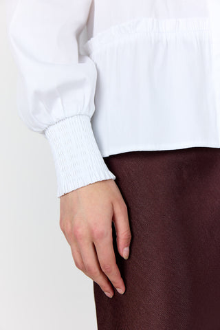 LR-ISLA SOLID 95 Skjorta Vit