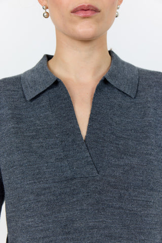 LR-ISMAILA 9 Pullover Mörkgrå