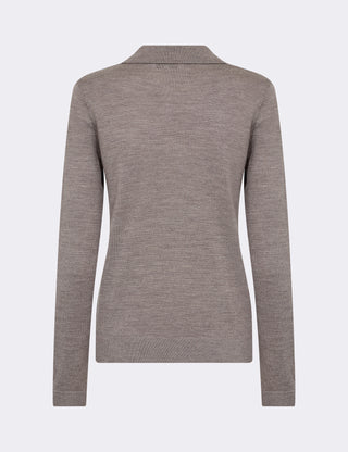 LR-ISMAILA 6 Pullover Ljusbrun