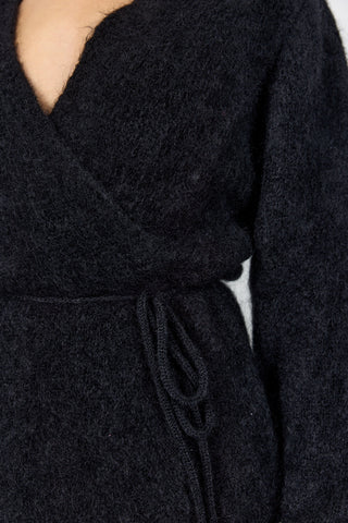 LR-NOREEN 7 Cardigan Svart