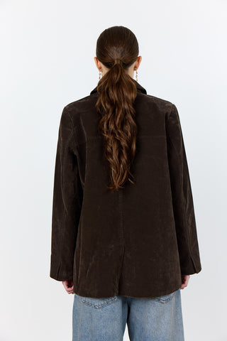 LR-NIOBA 3 Skjorta Mörkbrun