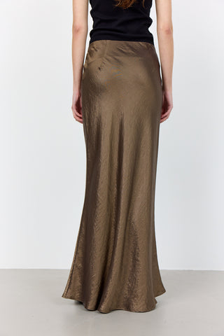 LR-NESSA 4 Kjol Ljusbrun