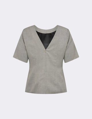 LR-NELLY 2 Topp Ljusgrått