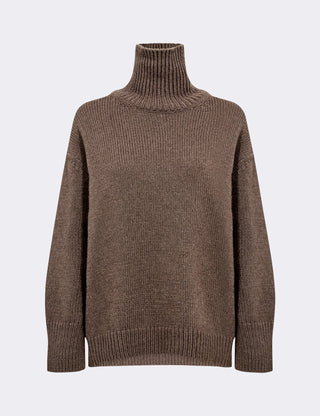 LR-PERLE 3 Pullover Ljusbrun