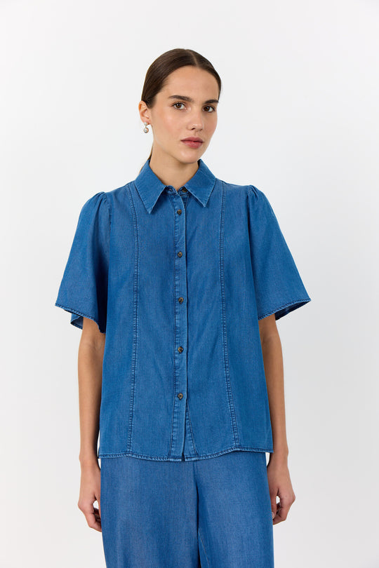 LR-HENRI 6 Skjorta Ljusblå