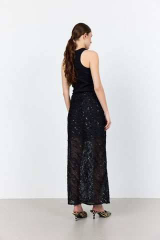 LR-NADIE 1 Kjol Svart