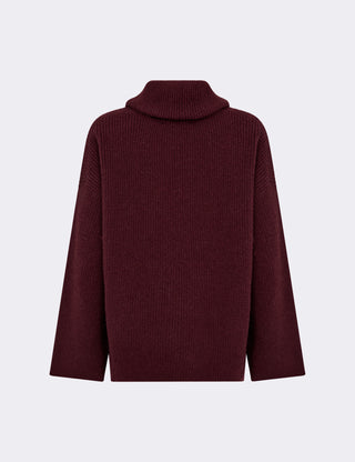 LR-PERLE 10 Pullover Bordeaux