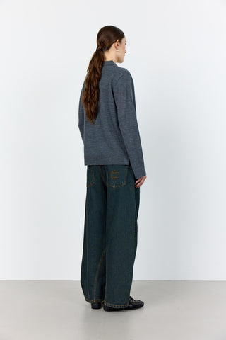 LR-ISMAILA 9 Pullover Mörkgrå