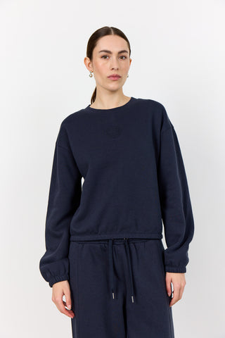 LR-NUKA 13 Sweatshirt mörkblå