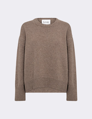 LR-PERLE 1 Pullover Ljusbrun