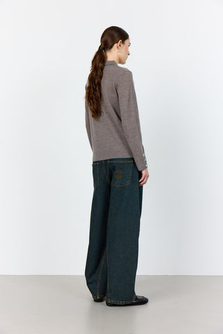 LR-ISMAILA 6 Pullover Ljusbrun