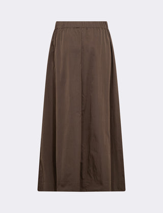 LR-LEA 2 Kjol Mörkbrun