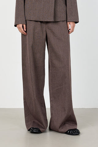 LR-OBASSIE 1 Byxor Mörkbrun