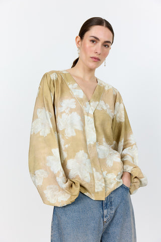 LR-NIKKI 1 Skjorta Mörk sand